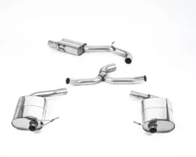 Milltek Cat-Back Polished Quad GT-80 Trims EC Approved Seat Leon ST Cupra 300 4x4 2019-2020
