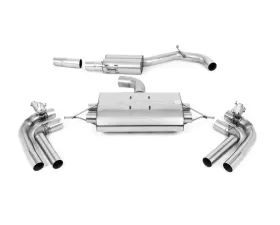 Milltek Cat-Back GPF/OPF Resonated GT-100 Brushed Titanium Trims Seat Cupra Formentor 2021-2023