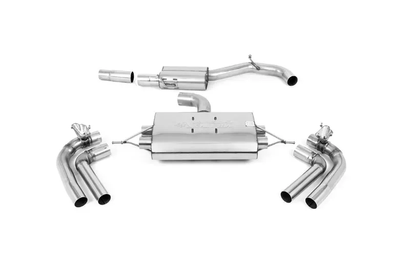 Milltek Cat-Back GPF/OPF Resonated GT-100 Burnt Titanium Trims Seat Cupra Formentor 2021-2023 - SSXSE250