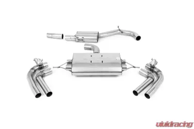 Milltek Cat-Back GPF/OPF Resonated GT-100 Burnt Titanium Trims Seat Cupra Formentor 2021-2023 - SSXSE250