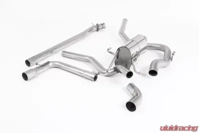 Milltek Cat-Back Non-Res (Louder) GT-115 Titanium Trims Suzuki Swift Sport 1.4 BoosterJet 2017-2023 - SSXSZ10