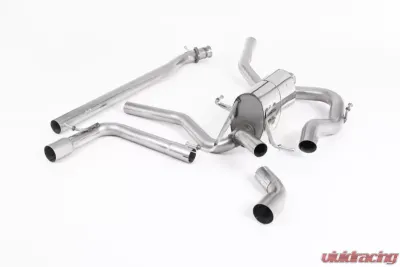 Milltek Cat-Back Non-Res (Louder) GT-115 Burnt Titanium Trims Suzuki Swift Sport 1.4 BoosterJet 2017-2023 - SSXSZ11
