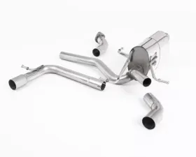 Milltek Front Pipe Axel Back System GT-115 Cerakote Black Trims Suzuki Swift Sport 1.4 BoosterJet 2017-2023