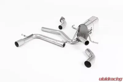 Milltek Front Pipe Axel Back System GT-115 Cerakote Black Trims Suzuki Swift Sport 1.4 BoosterJet 2017-2023 - SSXSZ5