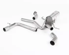 Milltek Front Pipe Axel Back System GT-115 Burnt Titanium Trims Suzuki Swift Sport 1.4 BoosterJet 2017-2023