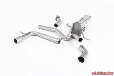 Milltek Front Pipe Axel Back System GT-115 Burnt Titanium Trims Suzuki Swift Sport 1.4 BoosterJet 2017-2023 - SSXSZ7