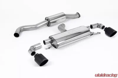 Milltek Cat-Back OPF/GPF Resonated GT-115 Cerakote Black Trims Toyota Yaris 1.6T 2020-2023 - SSXTY123