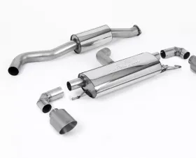 Milltek Cat-Back OPF/GPF Resonated GT-115 Titanium Trims Toyota Yaris 1.6T 2020-2023