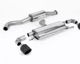 Milltek Cat-Back OPF/GPF Resonated Jet-115 Carbon Trims Toyota Yaris 1.6T 2020-2023