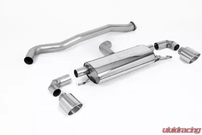 Milltek Cat-Back OPF/GPF Non-Resonated GT-115 Polished Trims Toyota Yaris 1.6T 2020-2023 - SSXTY127