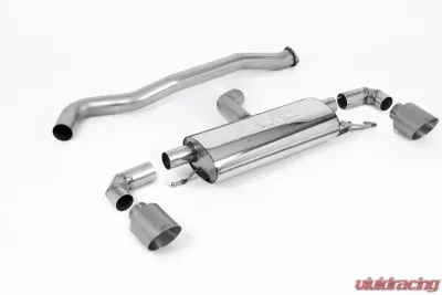 Milltek Cat-Back OPF/GPF Non-Resonated GT-115 Titanium Trims Toyota Yaris 1.6T 2020-2023 - SSXTY129