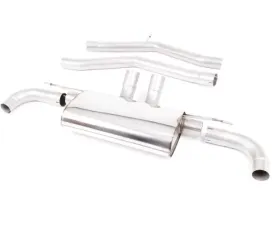 Milltek GPF/OPF Particulate Filter-Back System GT-115 Brushed Titanium Trims Toyota Supra A90 2.0 Turbo B48 2020-2024