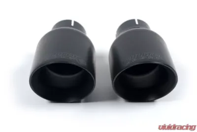 Milltek Cat-Back Non-Resonated GTD Dual Outlet Style Cerakote Black Trims Volkswagen Golf Mk7.5 | R-Line 2017-2021 - SSXVW529