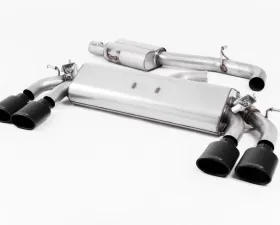 Milltek Cat-Back Resonated Black GT-100 Round Tips Volkswagen Golf Mk7.5 R 2.0 TSI 310PS 2017-2021