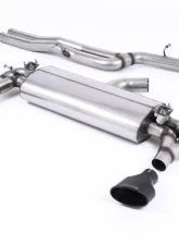 Milltek Cat-Back Non-Resonated Burnt Titanium GT-100 Round Tips Volkswagen Golf Mk7.5 R 2017-2021                                     - SSXVW590 - Image 2