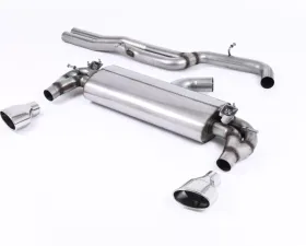 Milltek Cat-Back GPF Polished GT-100 Tips Volkswagen T-Roc R 2.0TSI 300ps 2019-2023