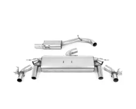 Milltek Cat-Back GPF Carbon Fibre Jet-100 Tips Volkswagen T-Roc R 2.0TSI 300ps 2019-2023