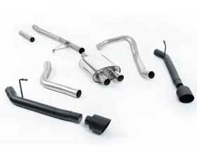Milltek Rear Exit Cat-Back w/ GT-115 Cerakote Black Tips Jeep Gladiator 3.6 V6 2020-2023