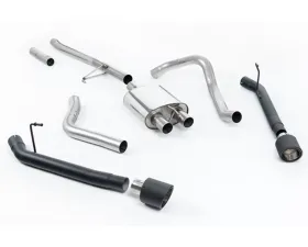 Milltek Rear Exit Cat-Back w/ Jet-115 Carbon Tips Jeep Gladiator 3.6 V6 2020-2023