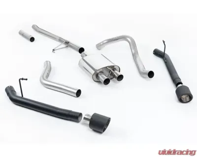 Milltek Rear Exit Cat-Back w/ Jet-115 Carbon Tips Jeep Gladiator 3.6 V6 2020-2023 - SSXJP110