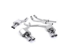 Milltek Valve Resonated Catback w/ Polished Tips Audi S6 4.0 TFSI C7 quattro 2012-2018