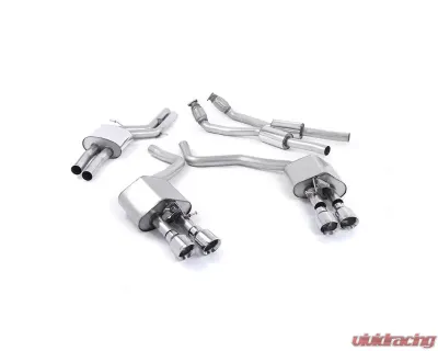 Milltek Valve Resonated Catback w/ Polished Tips Audi S6 4.0 TFSI C7 quattro 2012-2018 - SSXAU444