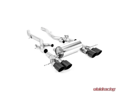 Milltek Particulate Filter Back Axle Back System with GT-115 Cerakote Black Trims - ECE Approved BMW M4 G82|M4 2021-2023 - SSXBM1170