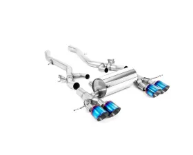 Milltek Particulate Filter Back Axle Back System with GT-115 Burnt Titanium Trims - ECE Approved  BMW M4 G82|M4 2021-2023