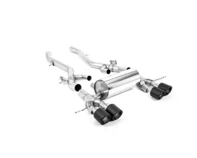 Milltek Particulate Filter Back Axle Back System with JET-115 Carbon Trims - ECE Approved BMW M4 G82|M4 2021-2023