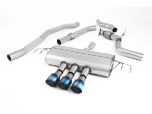 Milltek Non Resonated Cat Back with GT-100 Burnt Titanium Tips Honda Type R Style 2015+ - SSXHO262 - Image 5