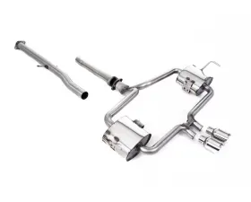 Milltek Catback Non-Resonated Louder w/ Trim Polished New Mini Mk1 R53 Cooper S 2002-2006