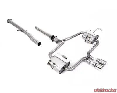 Milltek Catback Non-Resonated Louder w/ Trim Polished New Mini Mk1 R53 Cooper S 2002-2006 - SSXM479