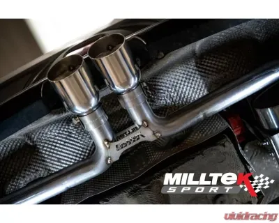 Milltek Catback Non-Resonated Louder w/ Trim Polished New Mini Mk1 R53 Cooper S 2002-2006 - SSXM479