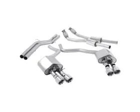 Milltek Valve Non Resonated Catback w/ Polished Tips Audi S6 4.0 TFSI C7 quattro 2012-2018