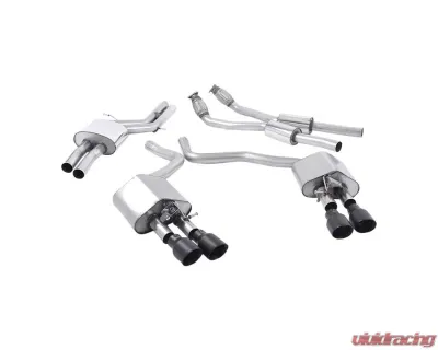 Milltek Valve Resonated Catback w/ Black Tips Audi S7 Sportback 4.0 TFSI quattro S tronic 2012-2018 - SSXAU447