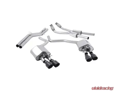 Milltek Valve Non Resonated Catback w/ Black Tips Audi S6 4.0 TFSI C7 quattro 2012-2018 - SSXAU448