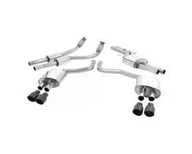 Milltek Resonated Catback w/ Black Tips Audi S6 4.0 TFSI C7 quattro 2012-2018