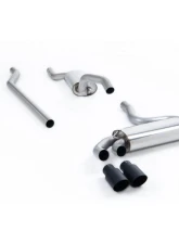 Milltek Resonated Downpipe Back Exhaust System Audi Coupe UR Quattro 20v Turbo 1989-1991                                     - MCXAU106 - Image 3