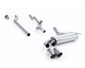 Milltek Non-Resonated Downpipe-Back Exhaust System Audi Coupe UR Quattro 20v Turbo 1989-1991