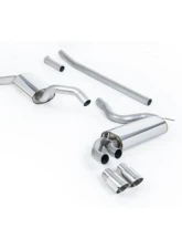 Milltek Resonated Downpipe Back Exhaust System Audi Coupe UR Quattro 10v Turbo 1981-1989                                     - MCXAU109 - Image 3