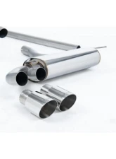 Milltek Resonated Downpipe Back Exhaust System Audi Coupe UR Quattro 10v Turbo 1981-1989                                     - MCXAU109 - Image 2