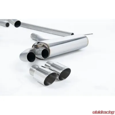 Milltek Resonated Downpipe Back Exhaust System Audi Coupe UR Quattro 10v Turbo 1981-1989 - MCXAU109