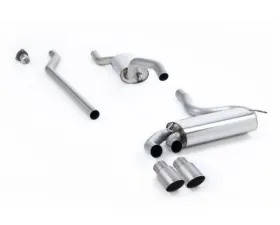 Milltek Resonated Downpipe Back Exhaust System Audi Coupe UR Quattro 20v Turbo 1989-1991