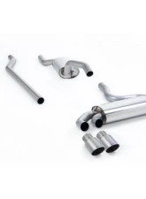 Milltek Resonated Downpipe Back Exhaust System Audi Coupe UR Quattro 20v Turbo 1989-1991                                     - MCXAU111 - Image 3