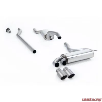 Milltek Resonated Downpipe Back Exhaust System Audi Coupe UR Quattro 20v Turbo 1989-1991 - MCXAU111