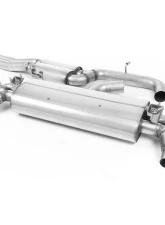 Milltek Resonated Catback Exhaust System w/ Polished Oval Tips - EC Approved Audi RS3 Sportback 400PS 8V Facelift 2017+                                     - SSXAU767 - Image 2