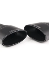 Milltek Resonated Catback Exhaust System w/ Ceratoke Black Oval Tips - EC Approved Audi RS3 Sportback 400PS 8V Facelift 2017+                                     - SSXAU768 - Image 2