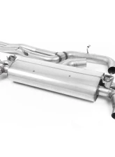 Milltek Non-Resonated Catback Exhaust System w/ Brushed Titanium Tips Audi RS3 8V Sportback 400PS (Facelift) 2017+                                     - SSXAU795 - Image 2