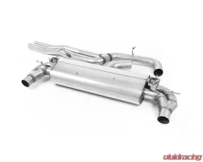 Milltek Non-Resonated Catback Exhaust System w/ Brushed Titanium Tips Audi RS3 8V Sportback 400PS (Facelift) 2017+ - SSXAU795