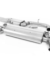 Milltek Resonated Catback Exhaust System w/ Burnt Titanium Oval Tips - EC Approved Audi RS3 Sportback 400PS 8V Facelift 2017+                                     - SSXAU798 - Image 2